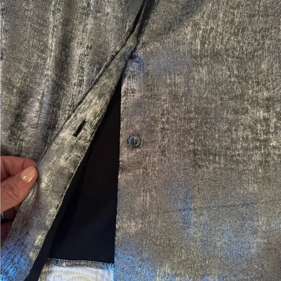 Frame Metallic Silver Women's blouse - Picture 10 of 11